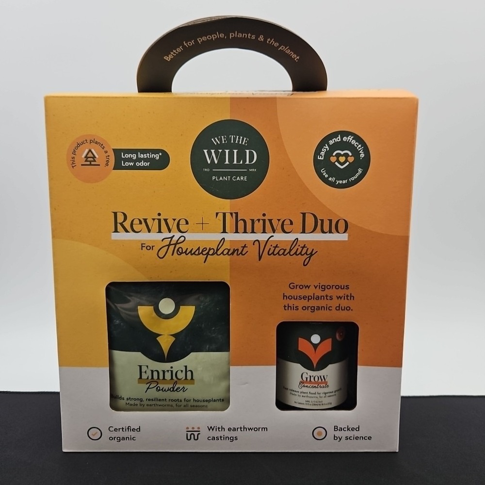 We the Wild Revive & Thrive Duo for Houseplant Vitality New
